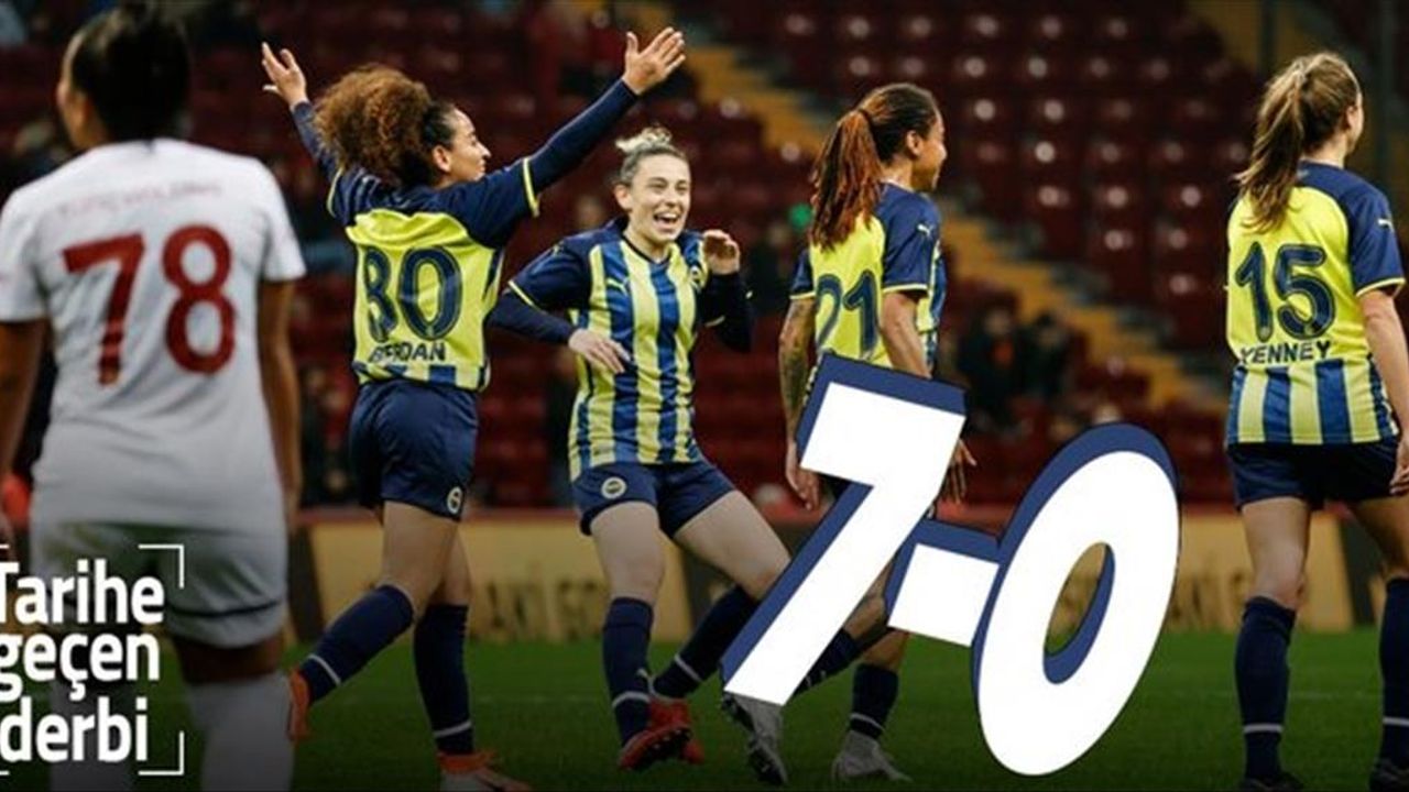 Kadın futbolunda ilk derbide tarihi rekor