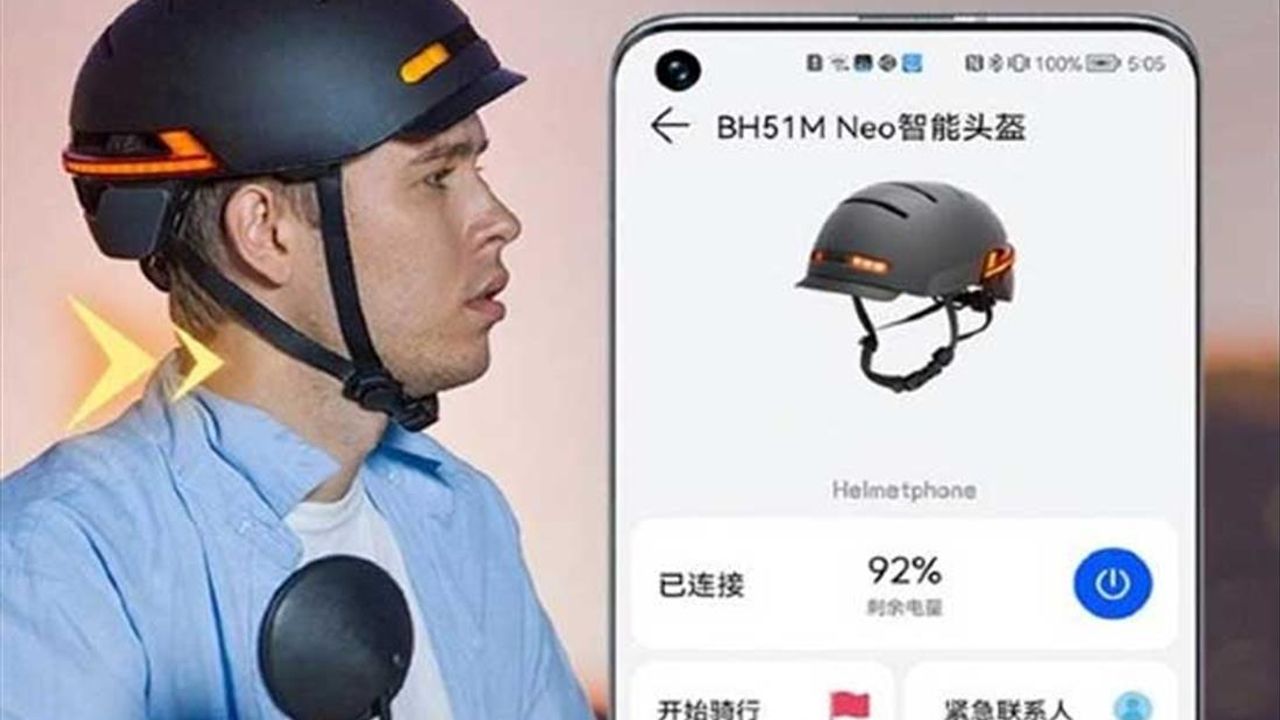 Mobil  Huawei 'Akıllı Kask' Neo Smart Helmet'i tanıttı