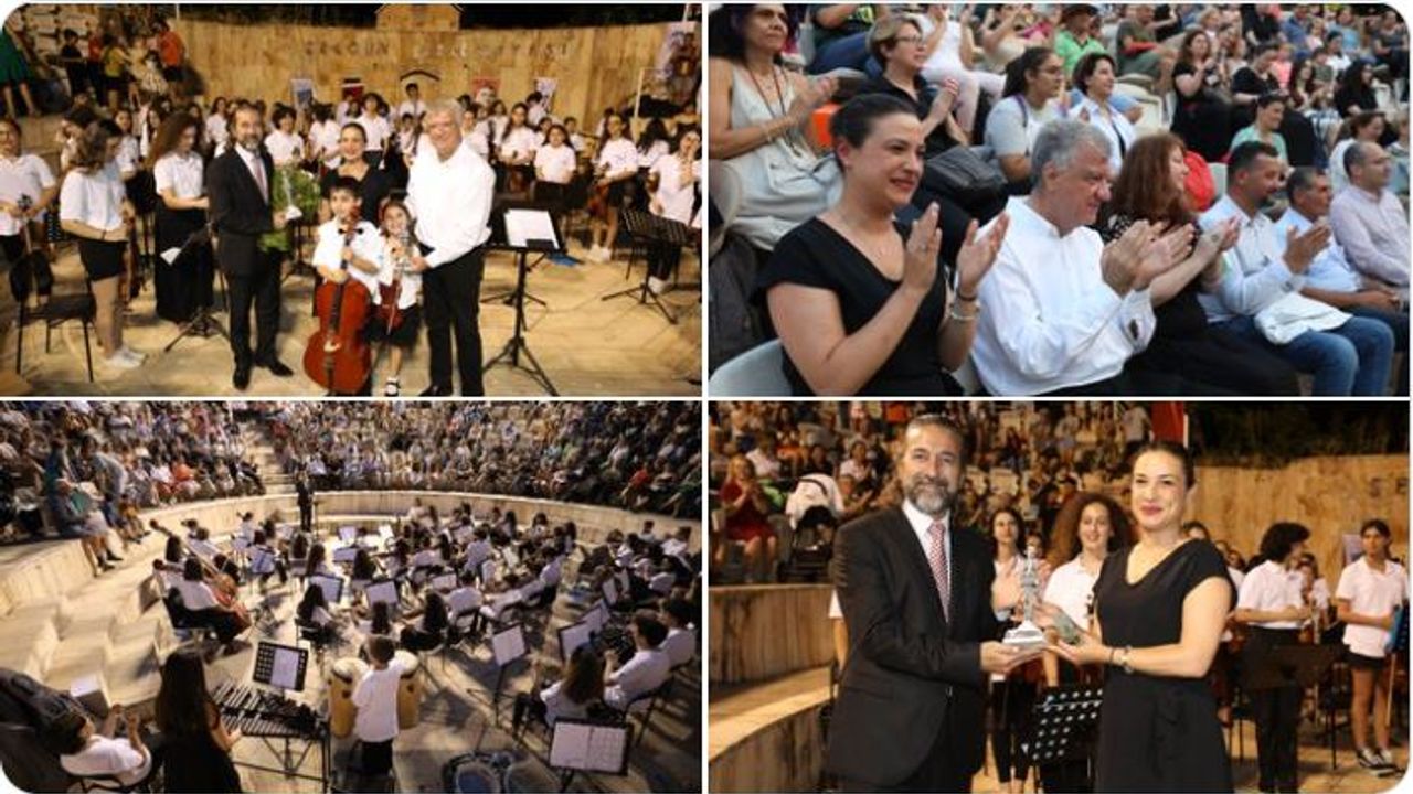 Çocuk Senfoni Orkestrası'ndan Efes Amfi Tiyatro'da tarihi konser