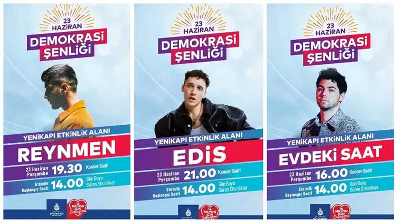 İstanbul 'Demokrasi Şenliği' için gün sayıyor