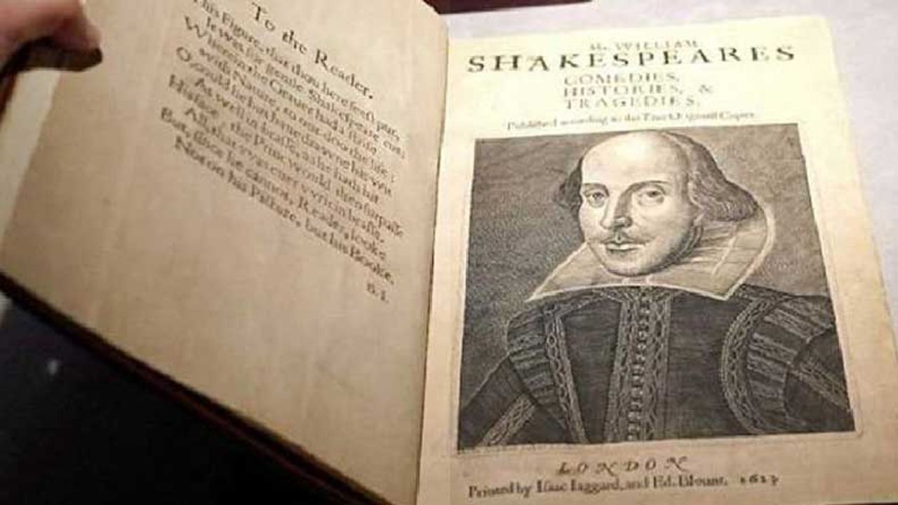 Shakepeare’in İlk Folyo kitabı 2 milyon 470 bin $'a satıldı