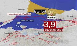 İstanbul'da Kandilli'ye göre 4,2, AFAD'a göre ise 3,9 büyüklüğünde deprem