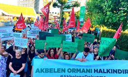 TİP'ten Akbelen'de ağaç katliamına Limak Holding önünde protesto