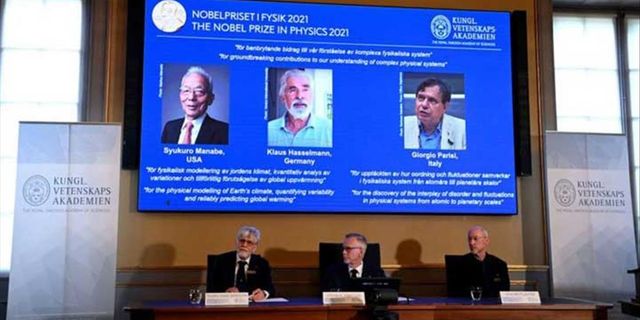 Nobel Fizik Ödülü 'küresel ısınma'ya verildi