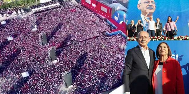 CHP'nin tarihi 'Milletin Sesi' mitingine 600 bin kişi katıldı