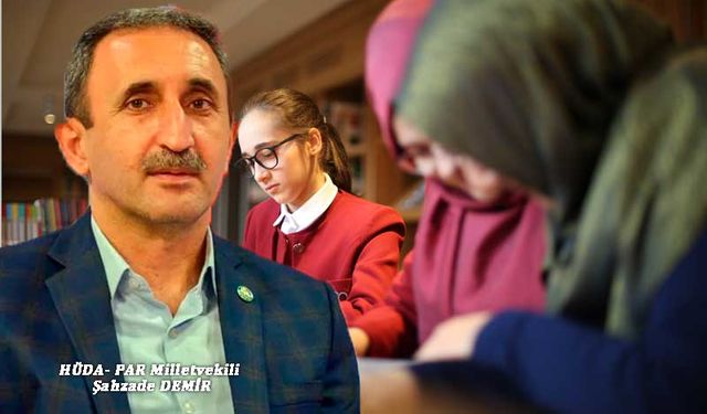 HÜDA-PAR'dan Milli Eğitim Bakanı'na 'kız okulları' desteği