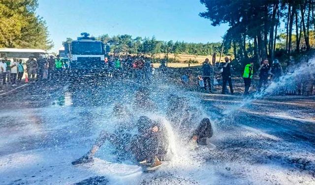 Akbelen'de sert müdahale:1 kadın yaralandı, 2'si avukat 18 kişi gözaltında