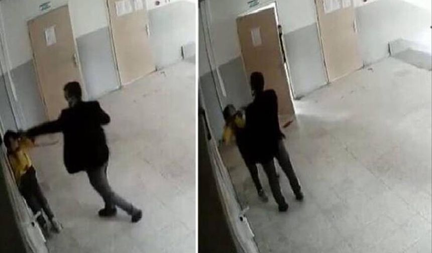 Öğretmenin koridorda dövdüğü çocuğa 10 günlük iş göremez raporu
