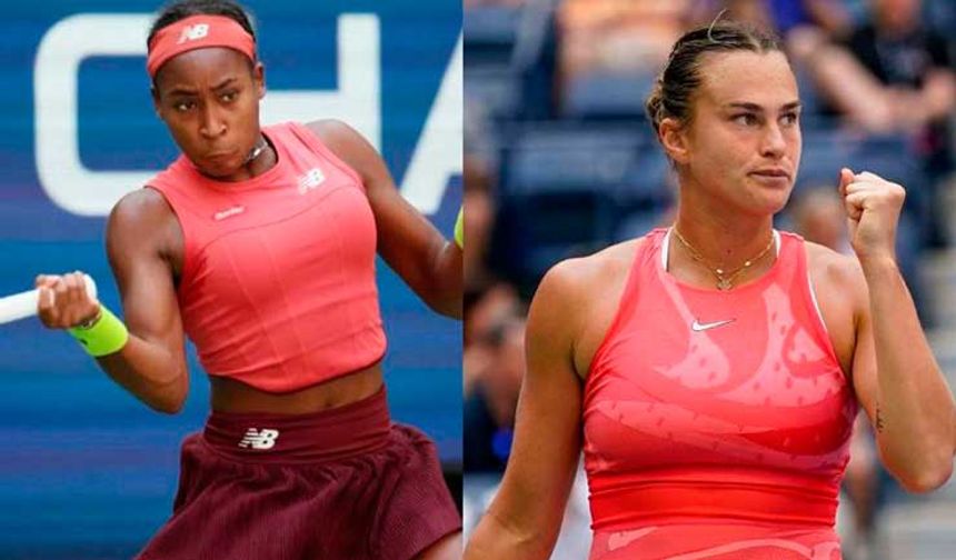 ABD Açık'ta tek kadınlarda Sabalenka ve Gauff finalde